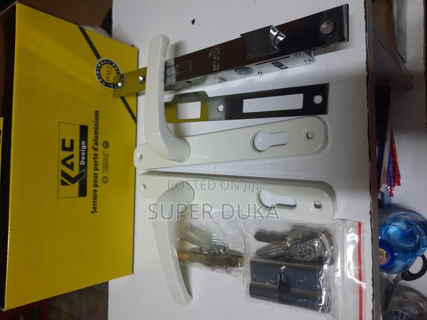 Aluminum Door Lock Set. Kac Made in Italy Design