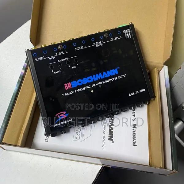 Boschmann (Eqx-75pro) 7 Band Professional Parametric Graphic Equalizer