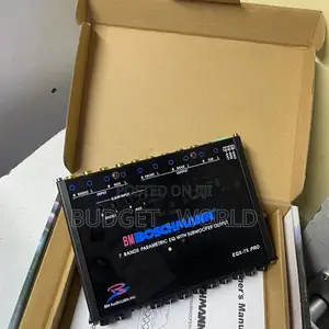 Front/Rear Subwoofer Output Equalizer R Eqx-75pro 7 Band Parametric