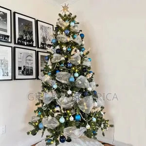 9m By 26 Cms Christmas Ribbon Tree Decoration Mesh Tulle Roll Fabric