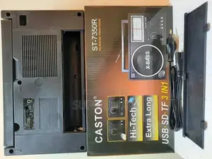 Rechargeable Caston St 7350r Fm/Mw/Sw 3band Radio .Battery/Ac. Usb.Aux