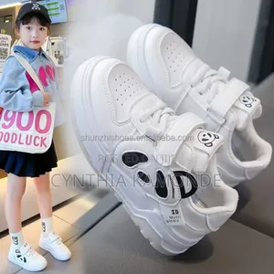 Pink White Kids Sneakers