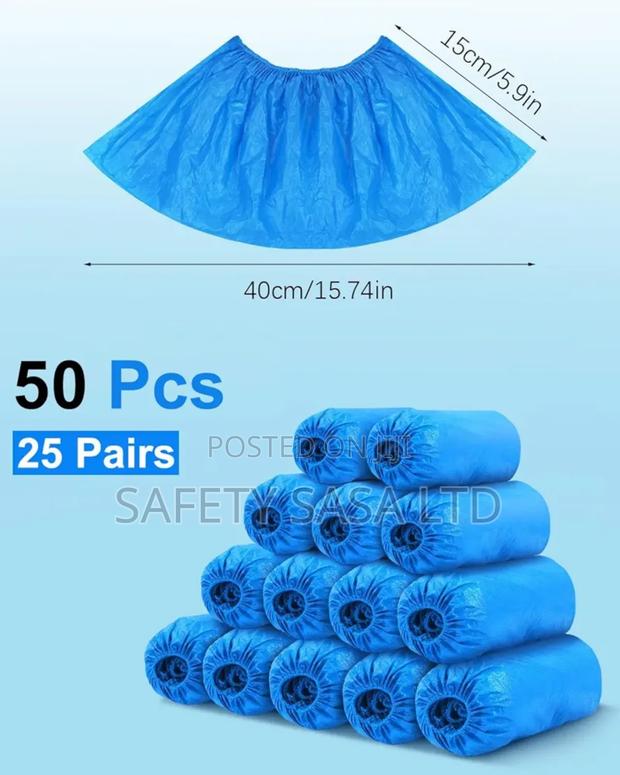 Disposable Shoe Cover (Blue) - thumbnail 3