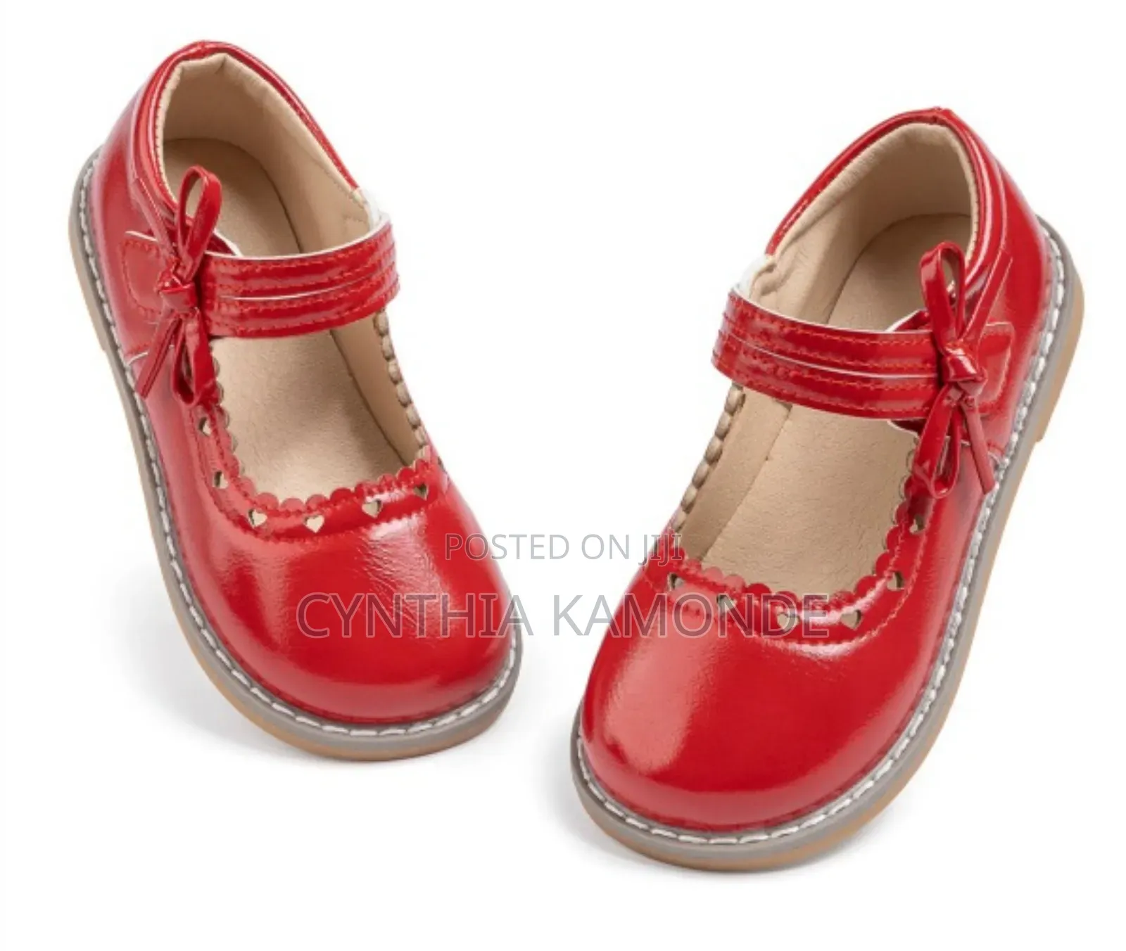 Love Dotted Doll Shoes
