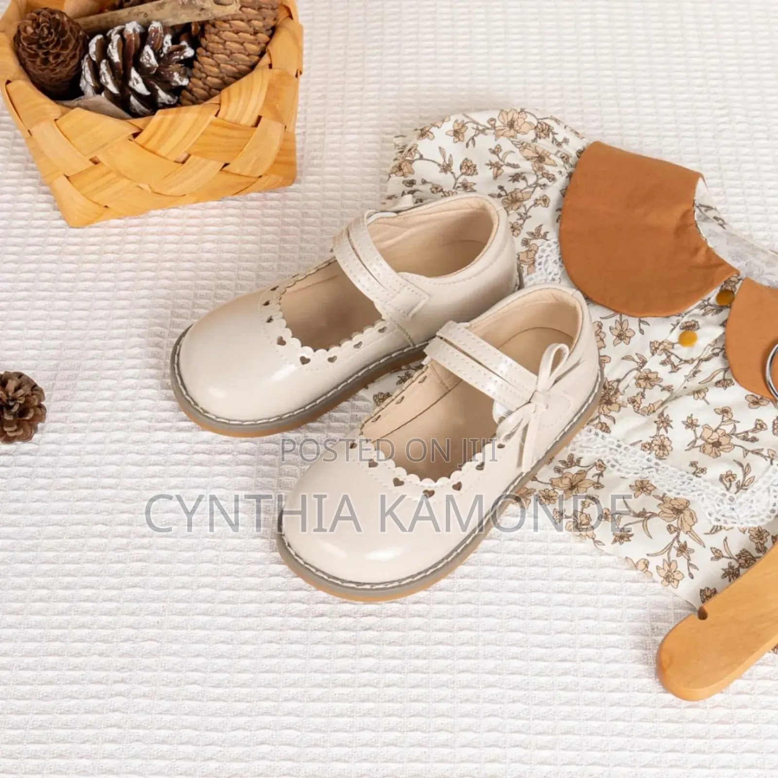 Love Dotted Doll Shoes