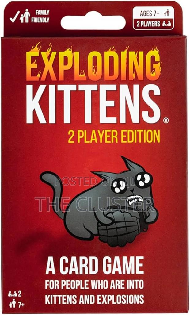 Exploding Kittens 2 Players Party Pack