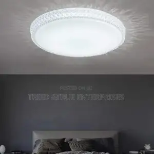 Crystal Frame Tricolour Led Full Moon Light Gf3w