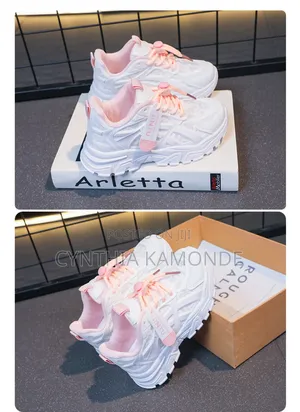 Blue White Pink All Colors Available Fancy Kids Sneakers
