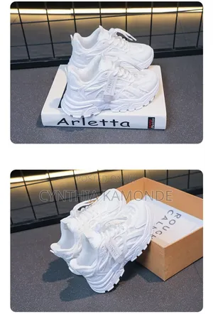 Blue White Pink All Colors Available Fancy Kids Sneakers