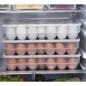 *34pc Egg Tray Container With Lid