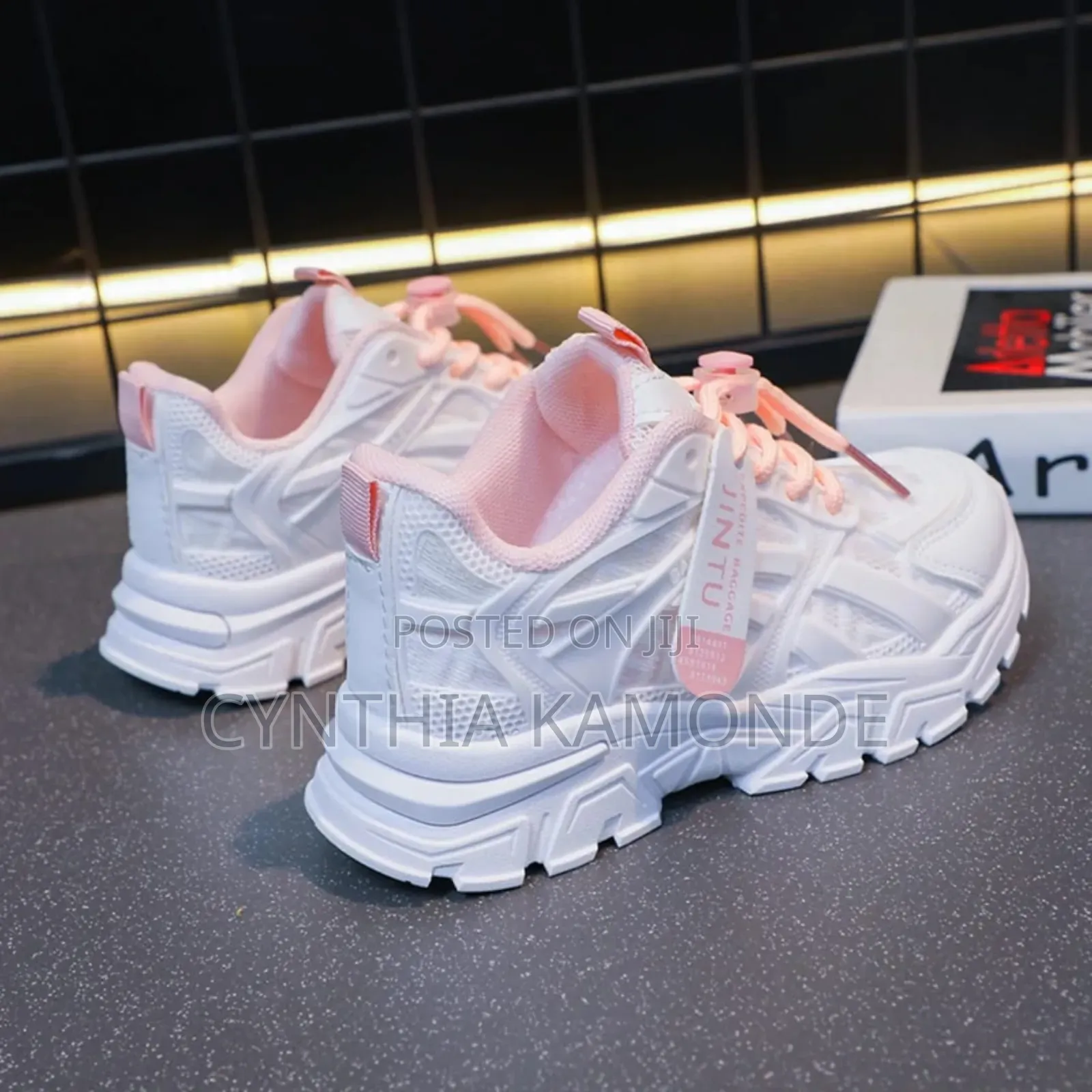 Blue White Pink All Colors Available Fancy Kids Sneakers