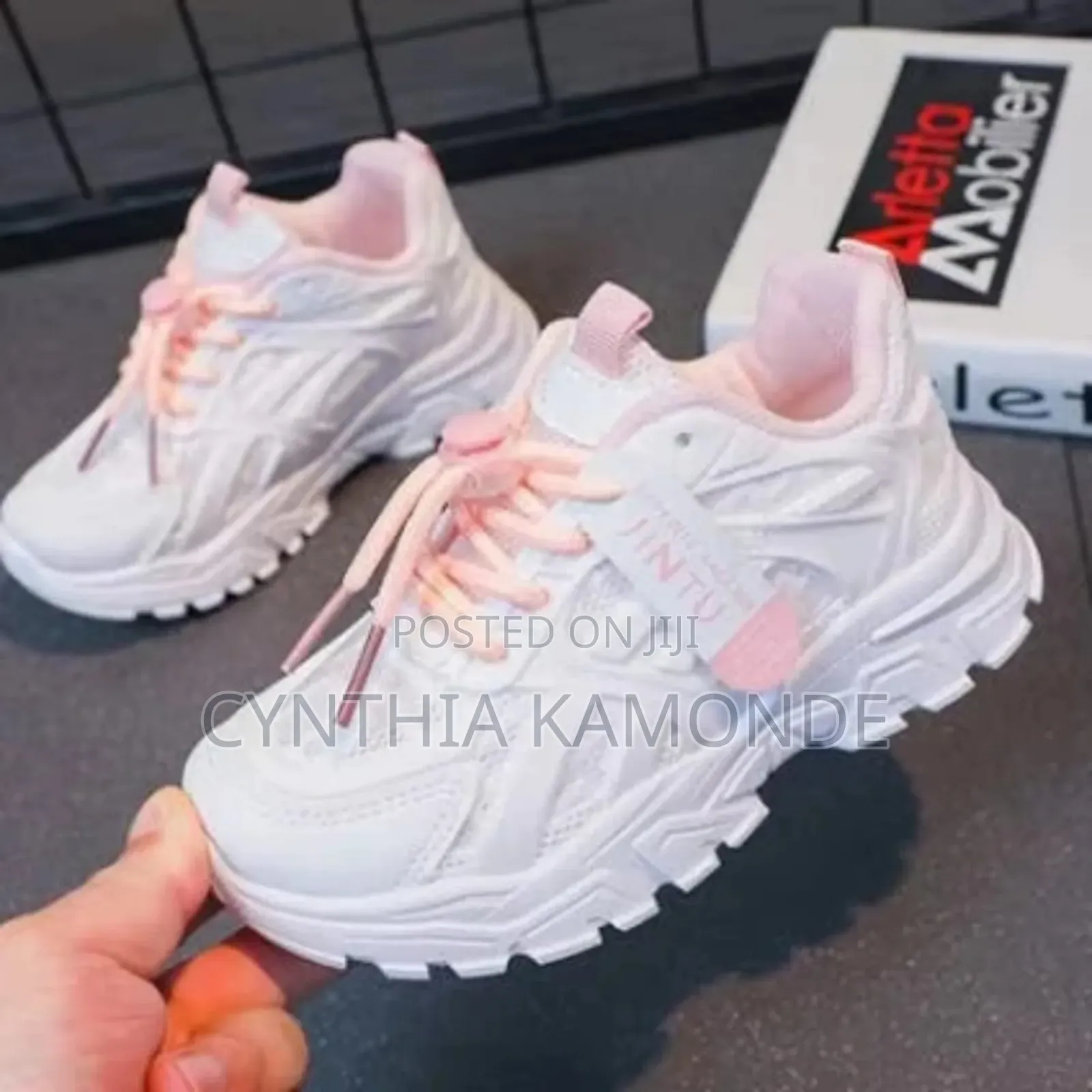 Blue White Pink All Colors Available Fancy Kids Sneakers