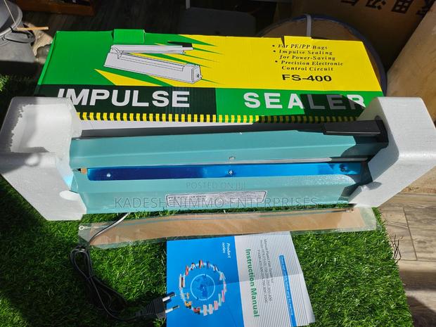 400mm Metal Body Impulse Heat Sealer – Industrial Grade - main view