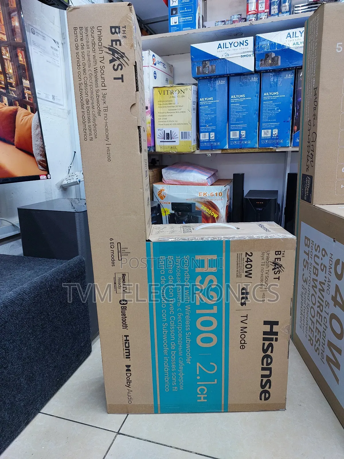 Hisense 240w 2.1ch Soundbar Hs2100