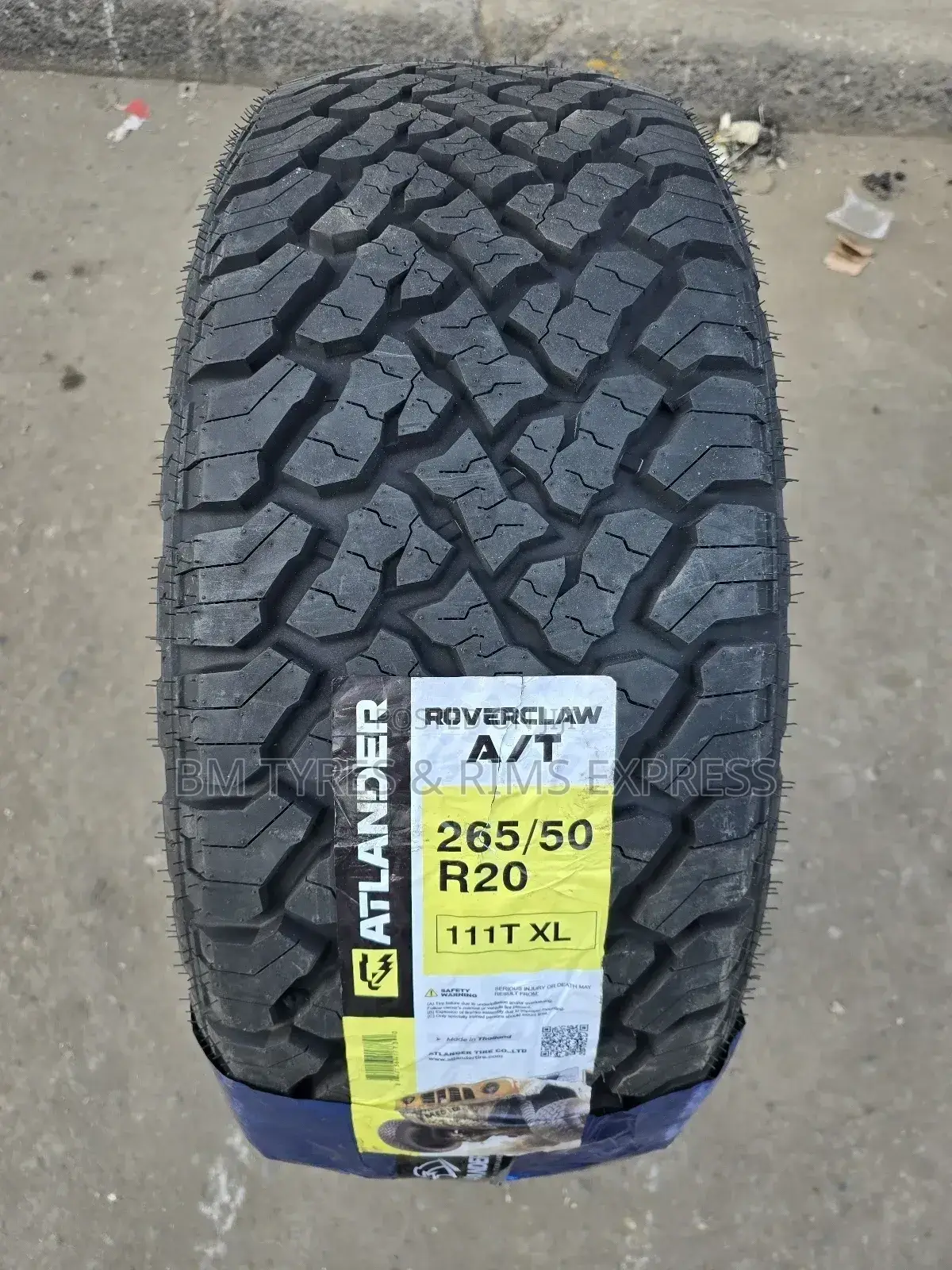 265 /50 R20 Atlander (All Terrrain)