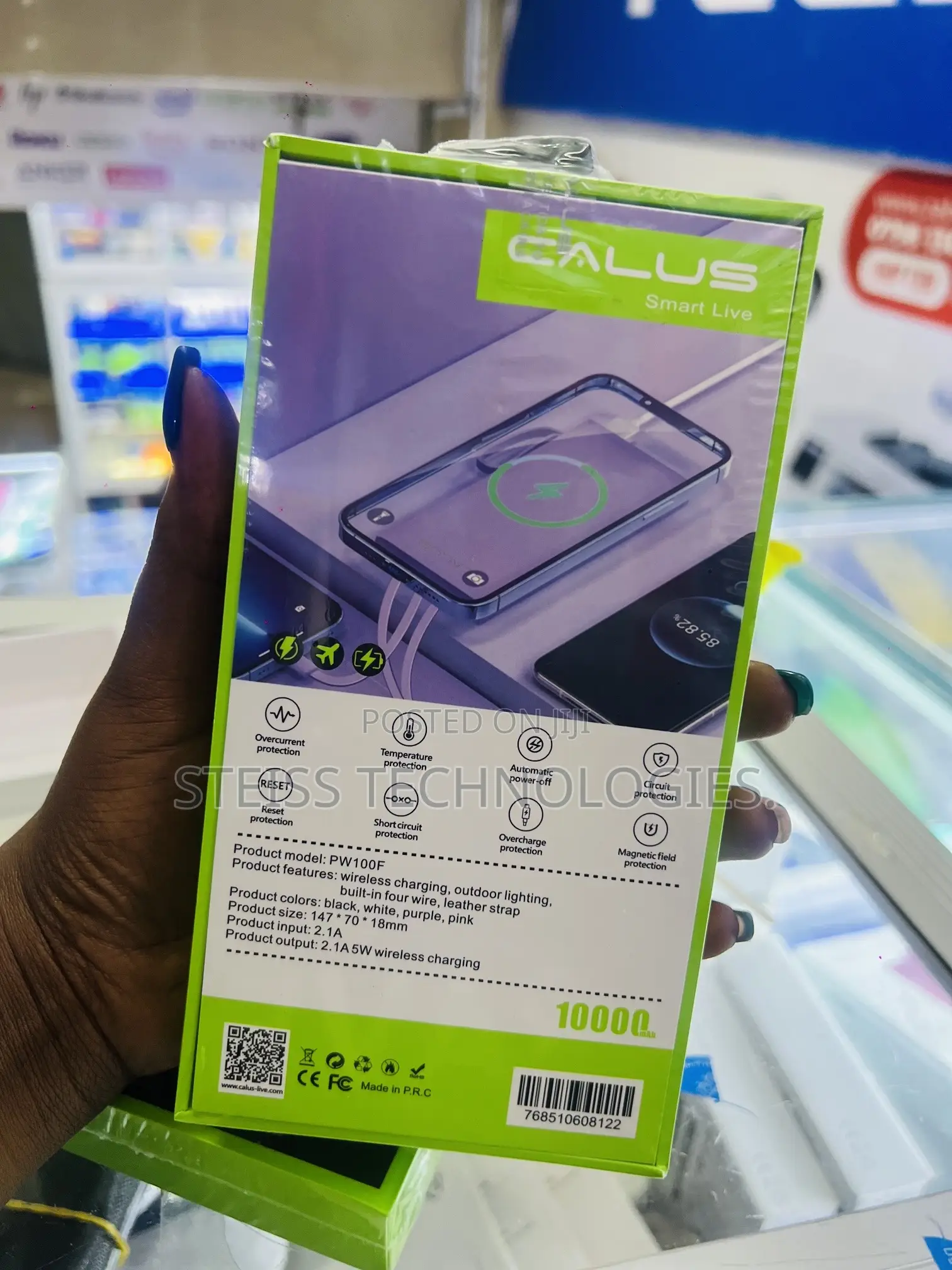 Calus 10000mah Wireless Charging Powerbank.