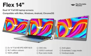 The Flex 14' Triple Portable Monitor