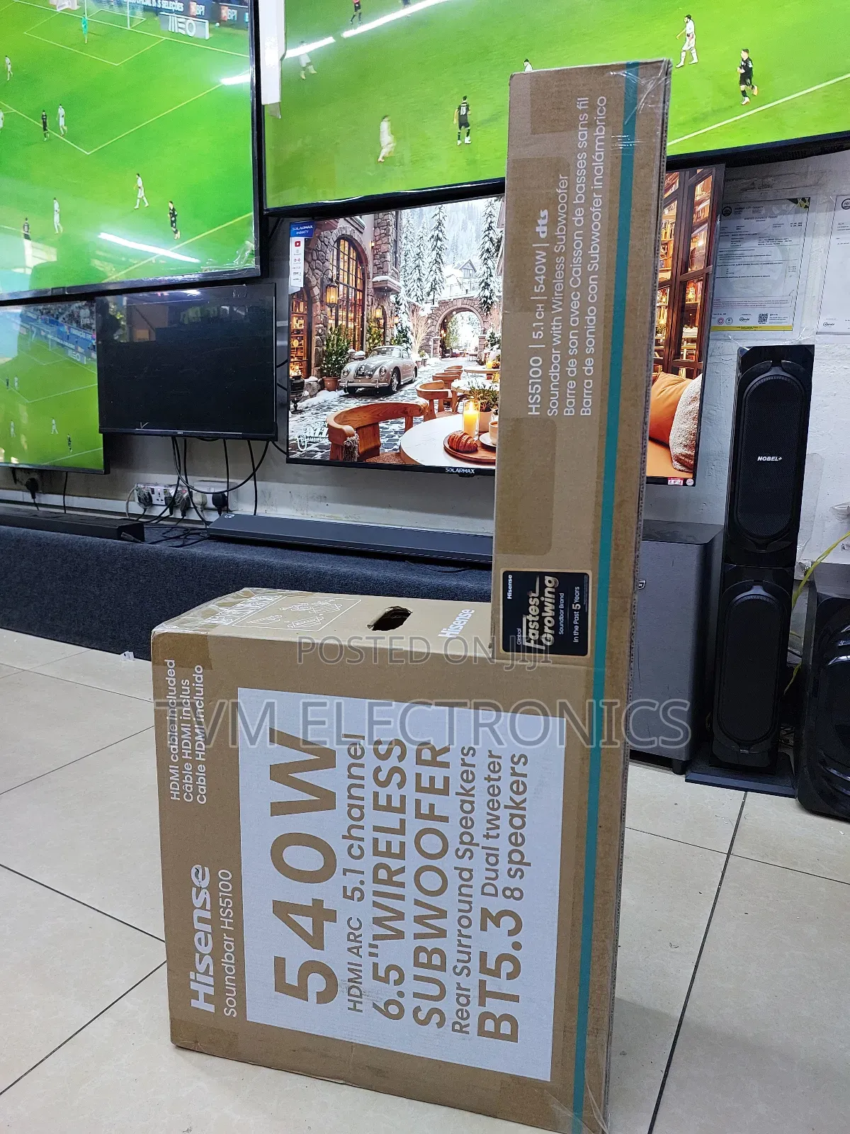 Hisense Hs5100 540w 5.1ch Soundbar