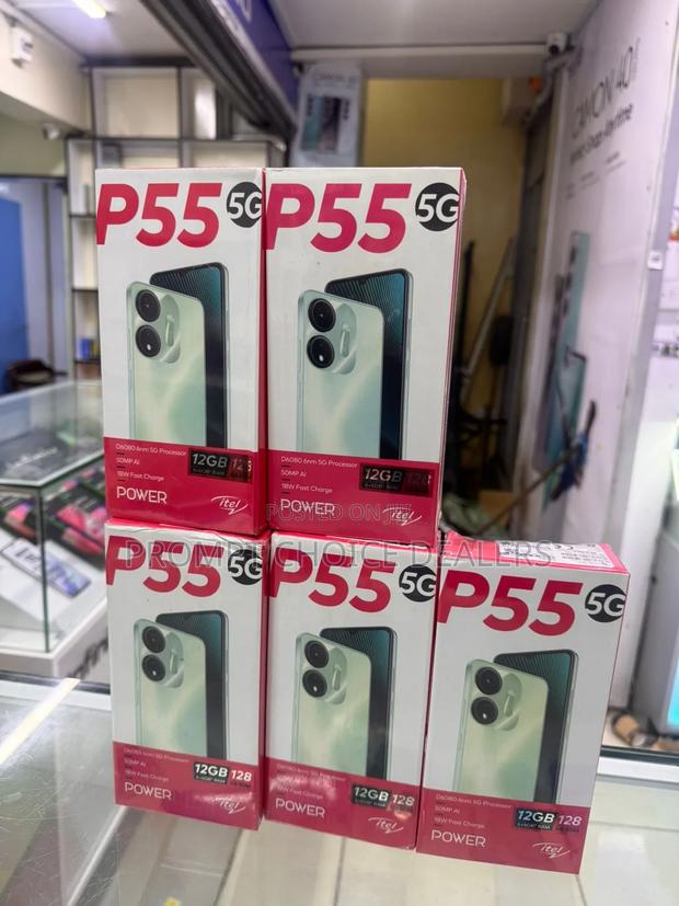 New Itel P55 5G 128 GB Black - thumbnail 3