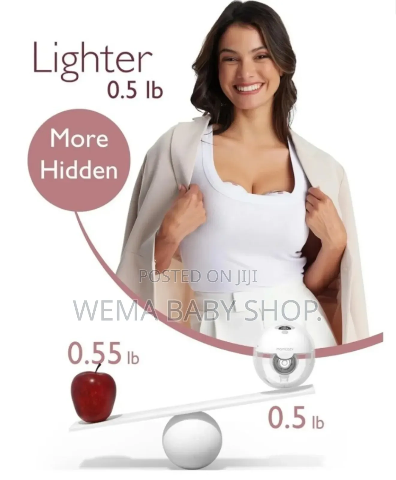 Momcozy M5 Single Wearable Breast Pump.