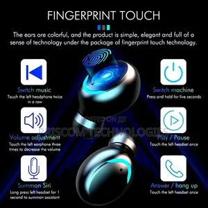 Wireless Earbuds Bluetooth 5.1 Touch Screen Earbud, Air F9 Pro Plus