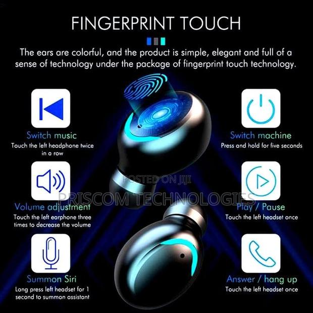 Wireless Earbuds Bluetooth 5.1 Touch Screen Earbud, Air F9 Pro Plus - thumbnail 3