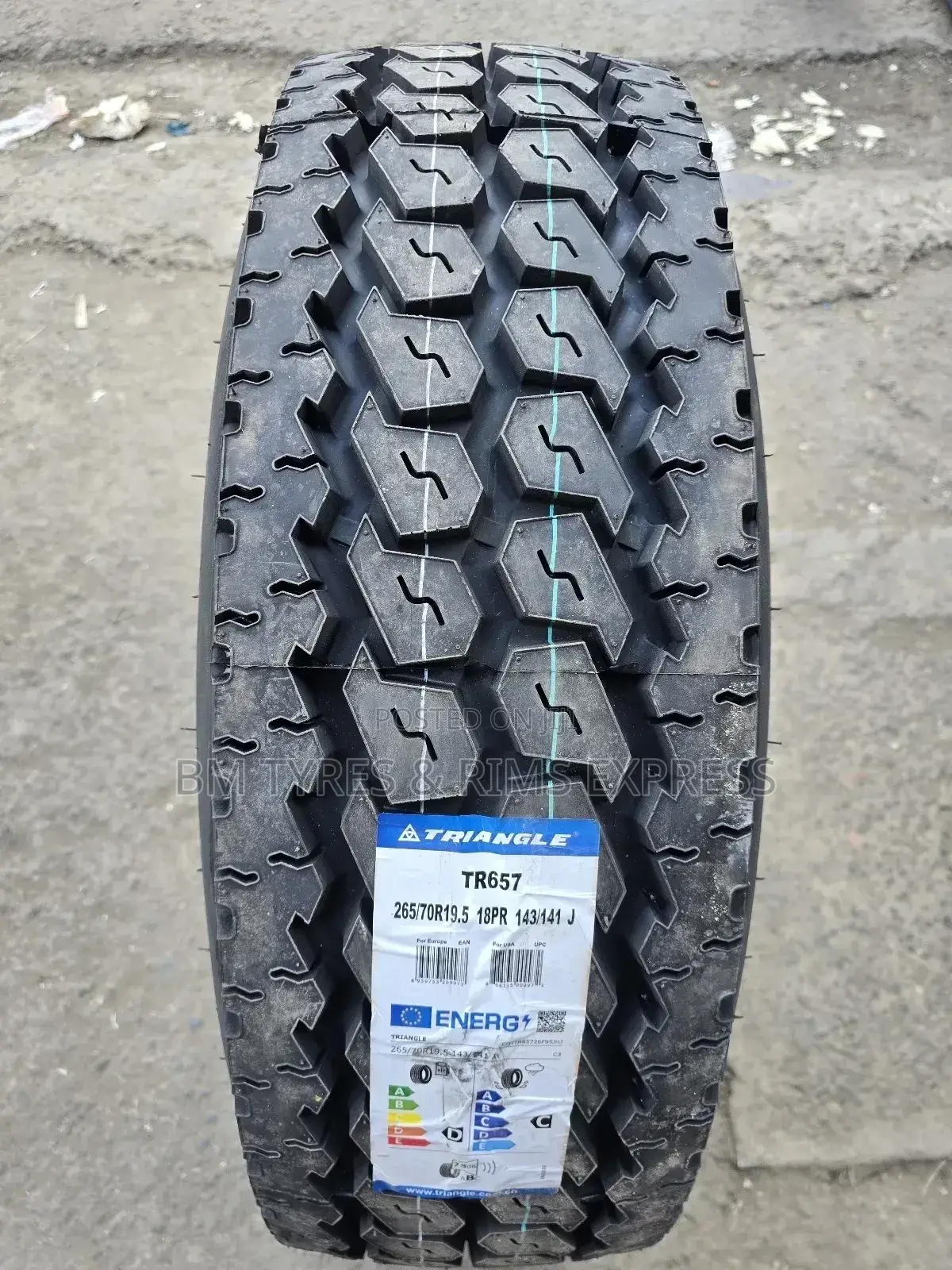 265 /70 R19. 5 Triangle.