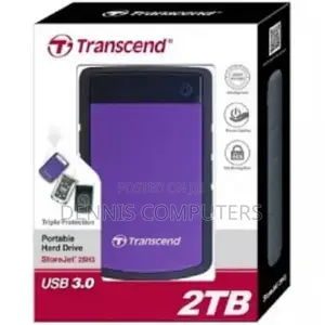 Transcend External HDD 1tb - Purple - Ts2tsj25h3p