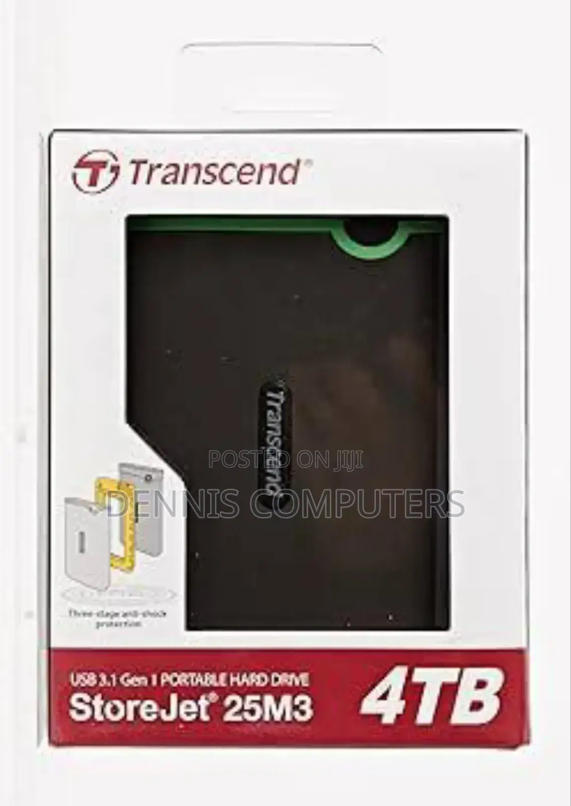 Transcend External HDD 4tb - Iron Grey - Ts4tsj25m3s