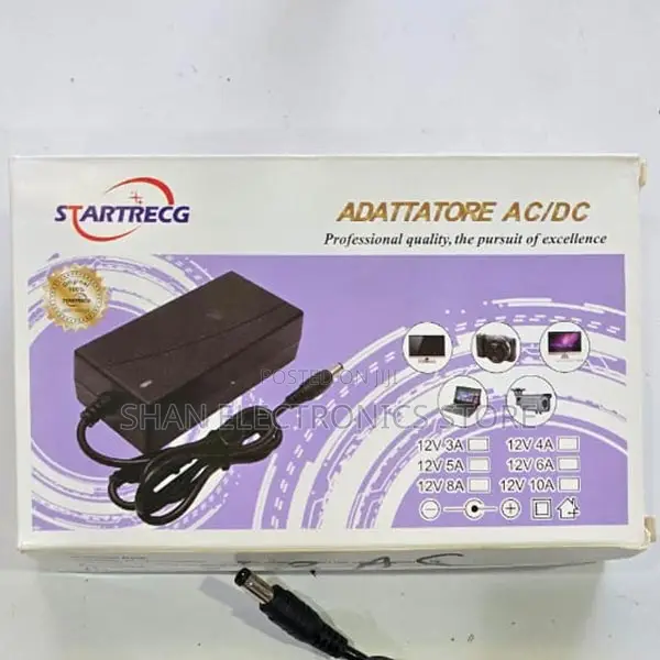 Universal Power Adapter Dc 12v 3a / 4a/ 5a