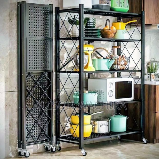 Foldable Kitchen Storage 5 Tier. - main view