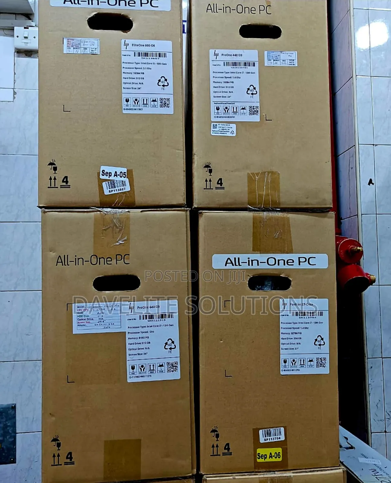 New Desktop Computer HP ProOne 400 16GB Intel Core i7 SSD 512GB