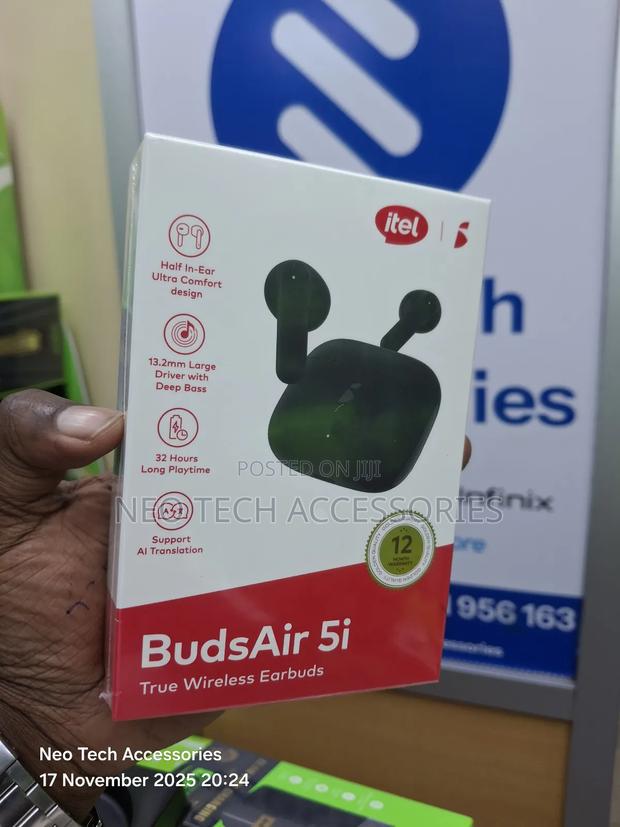 Itel Budsair 5i Half-in-Ear Design True Wireless Earbuds - main view