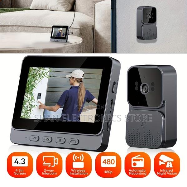 Video Doorbell With 4.3 Inch Ips Screen, Video Intercom, Two-Way Talk - main view