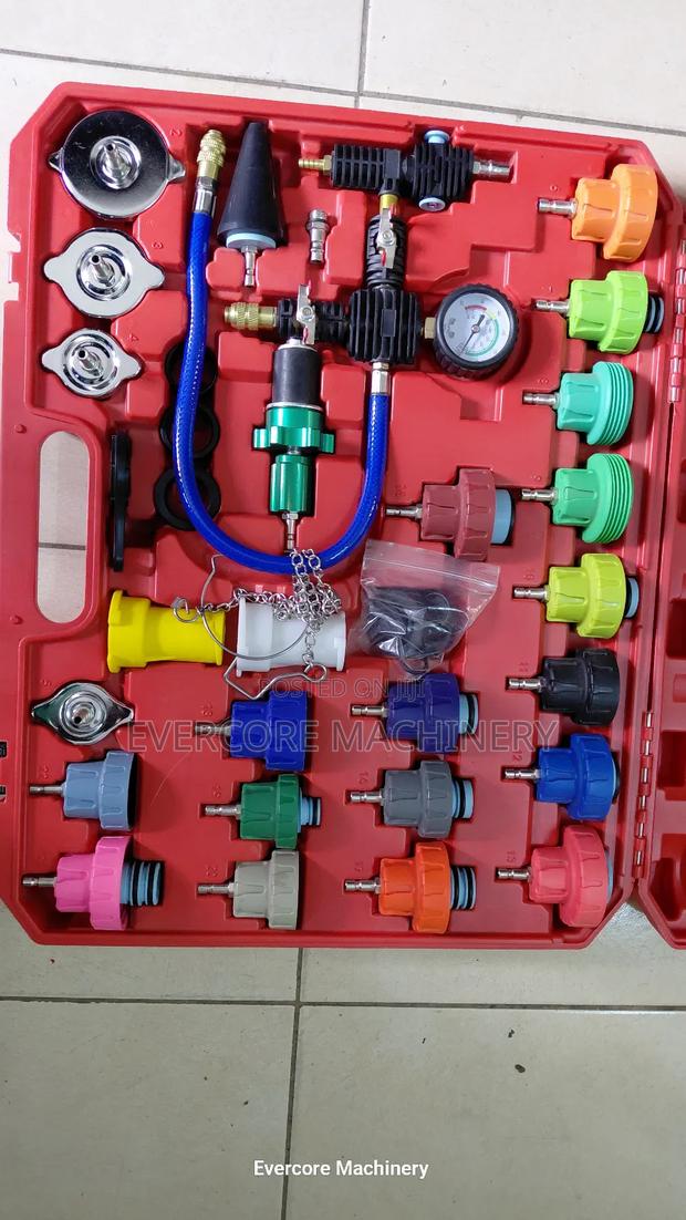 Complete Radiator Pressure Tester Coolant System Test Kit - thumbnail 2