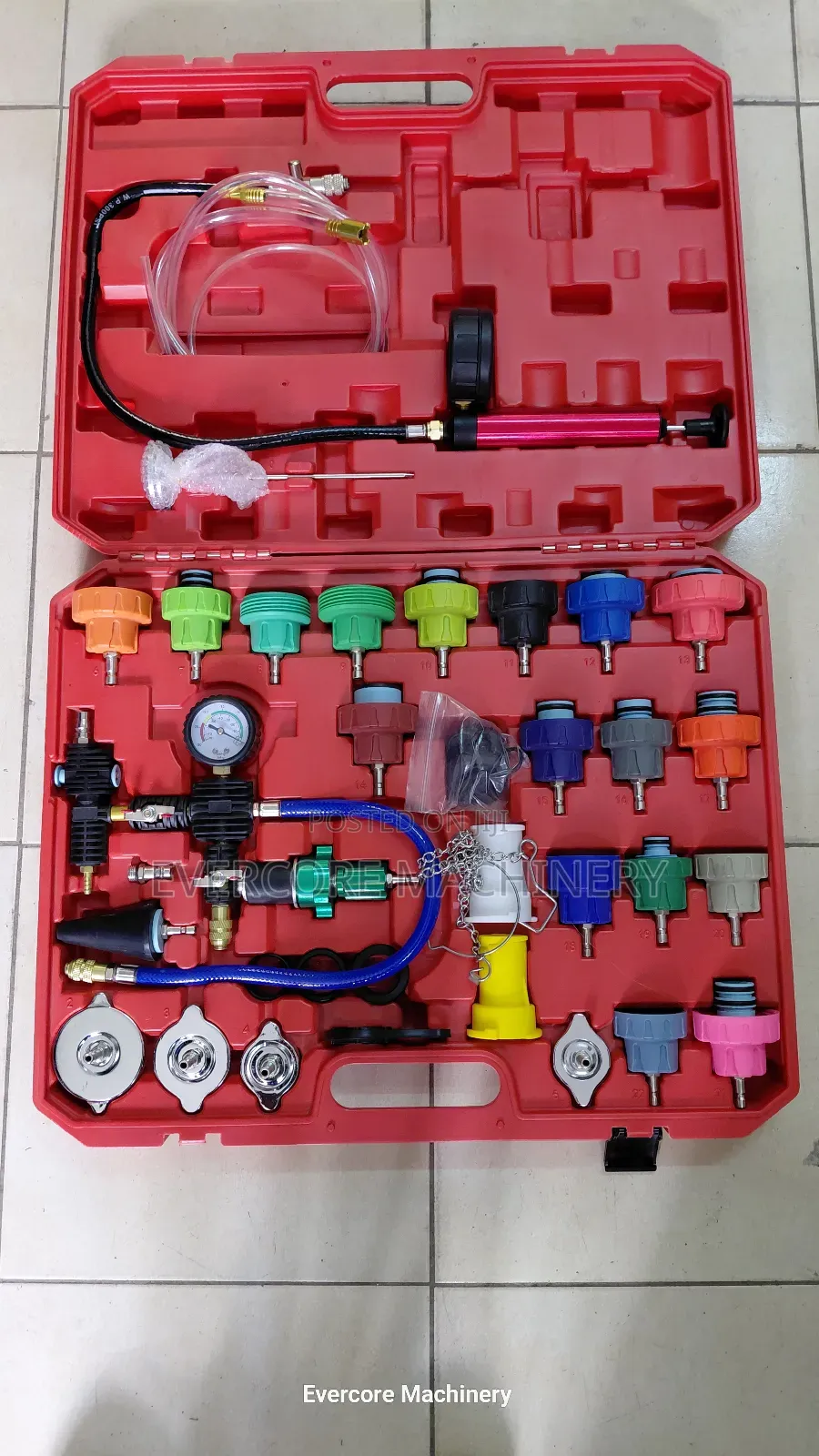 Heavy Duty Complete Radiator Pressure Tester Coolant System Test