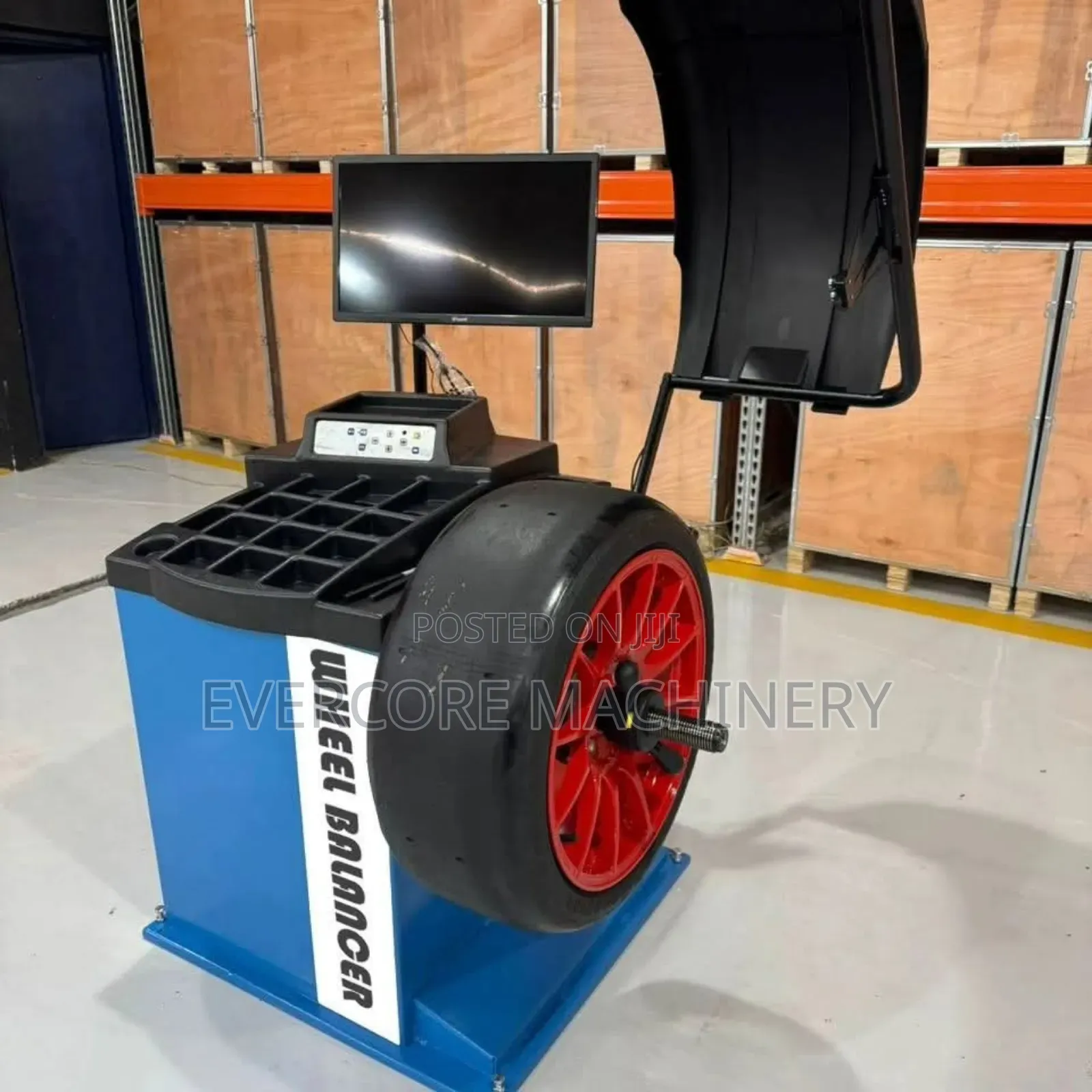 Commercial Electric Vehicle Wheel Balancer Machine Single Phase.