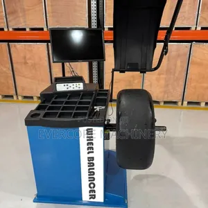 Commercial Electric Vehicle Wheel Balancer Machine Single Phase.