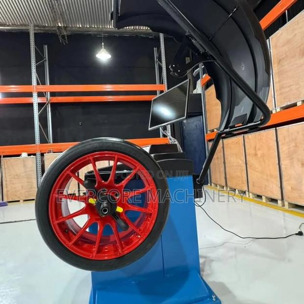 Heavy Commercial New Model Wheel Balancer Machine Single Phase. - thumbnail 3