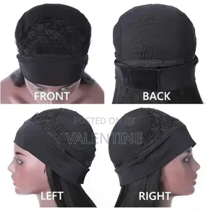 Short Bob Wig With Headband For Women