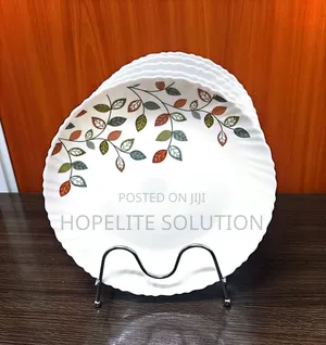 6 PCS Round Plates Ceramic