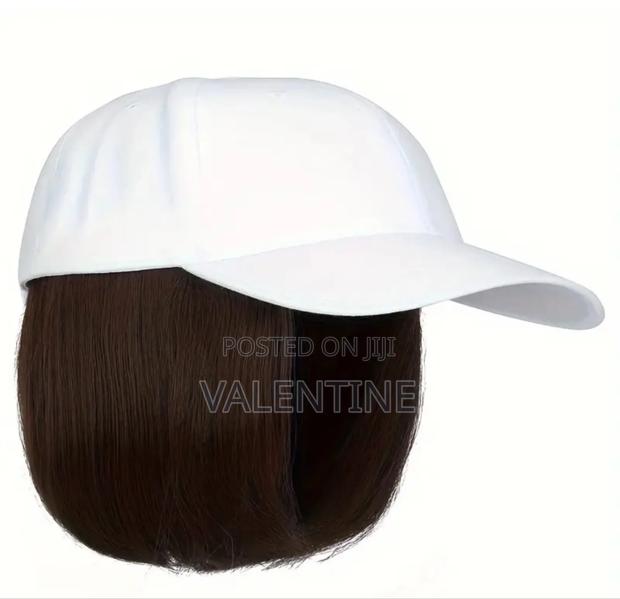 Short Bob Style With Baseball Cap Wig - thumbnail 4