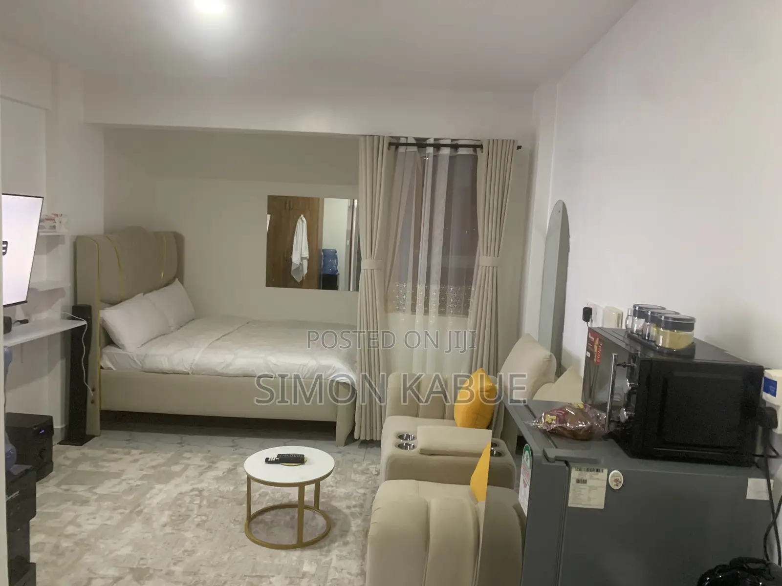 Furnished Studio Apartment in Naivera, Membley Estate for rent