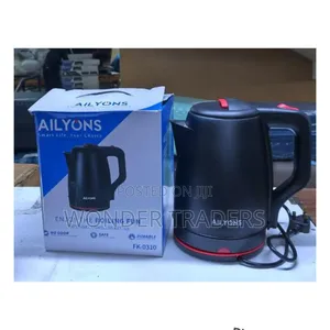 Ailyons Stainless Steel 2.2l Electric Water Kettle-Black