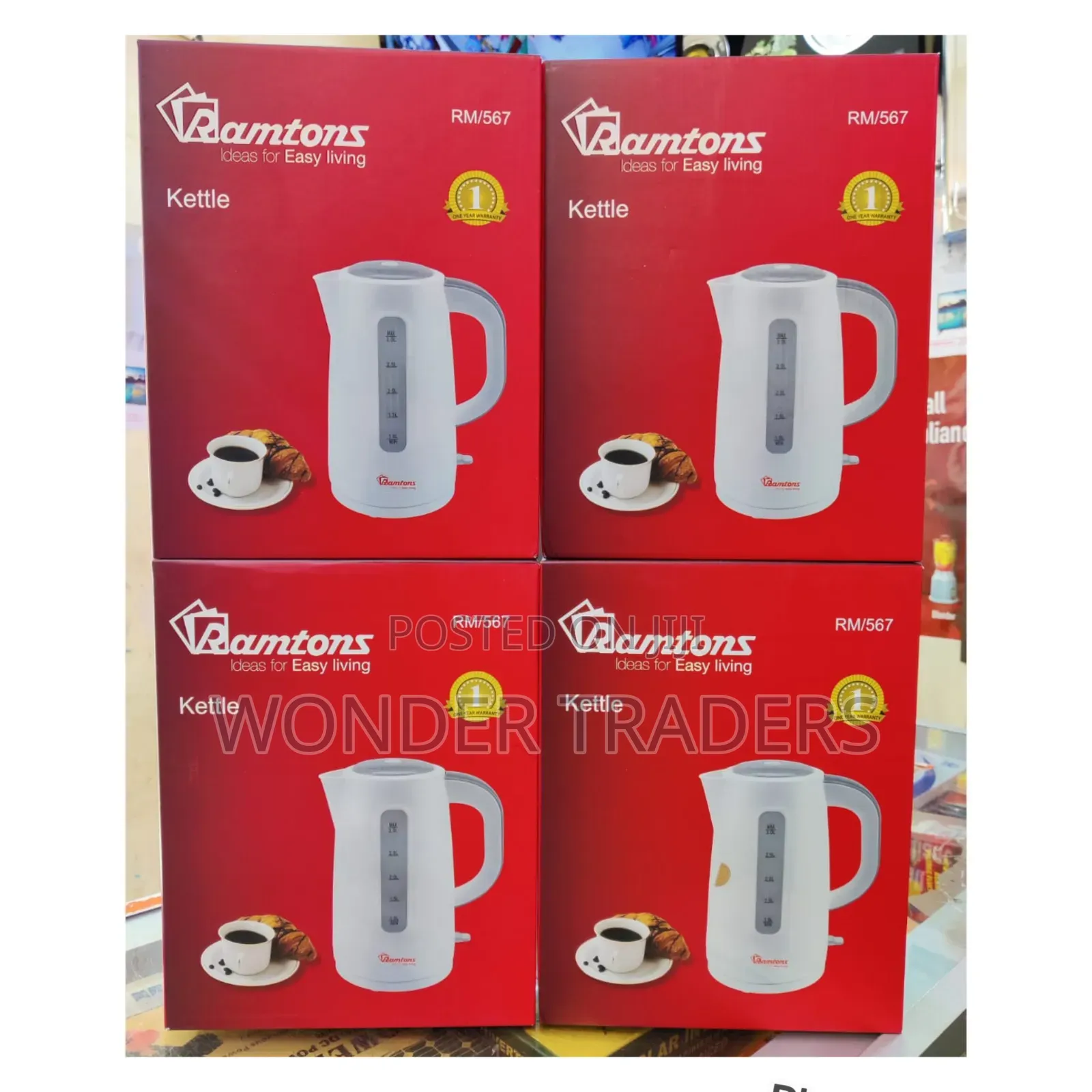 Ramtons Kettle 3 Litres Rm/567
 