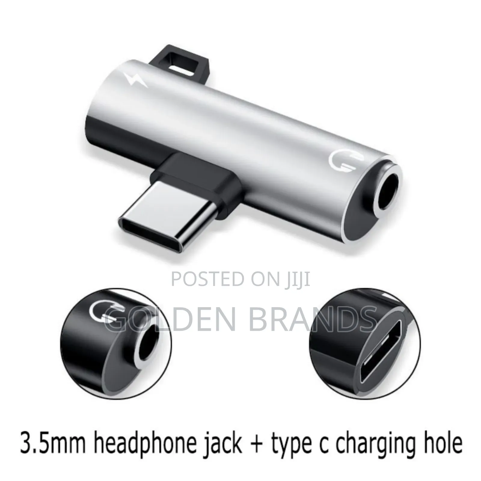 Jack Adapter 2 in 1 Type-C to 3.5mm Design Usb