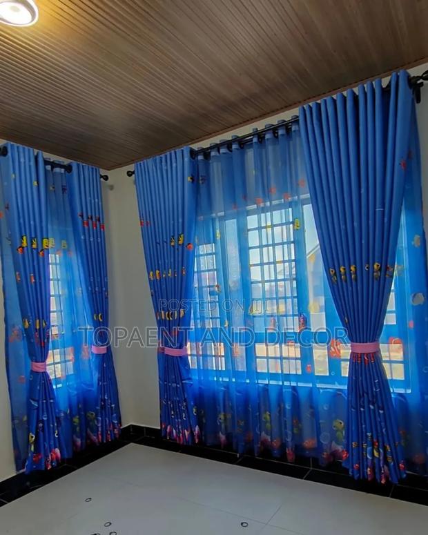 Soft Cartoon Themed Curtains for a Luxurious Feel for Kids
