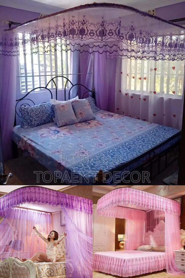 Purple And Pink 2 Stand Mosquito Net.Modern Nets To Modern Homes - main view