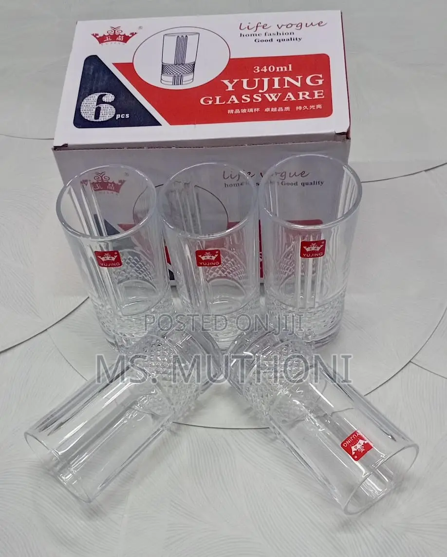 6pcs High Quality Water/ Juice Glasses*