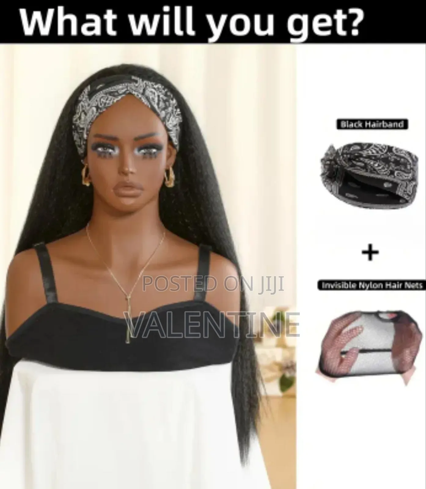 Long Yaki Straight Headband Wig